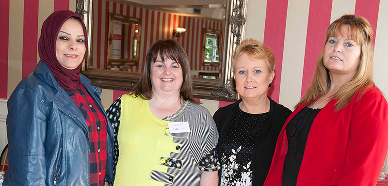Pictured at RWN Chat Show in Gleeson’s to mark International Women’s Day were Najla Sabir, Maria Harris, Mary Mongan and Mary Ellen Mongan. Picture: Andrew Fox