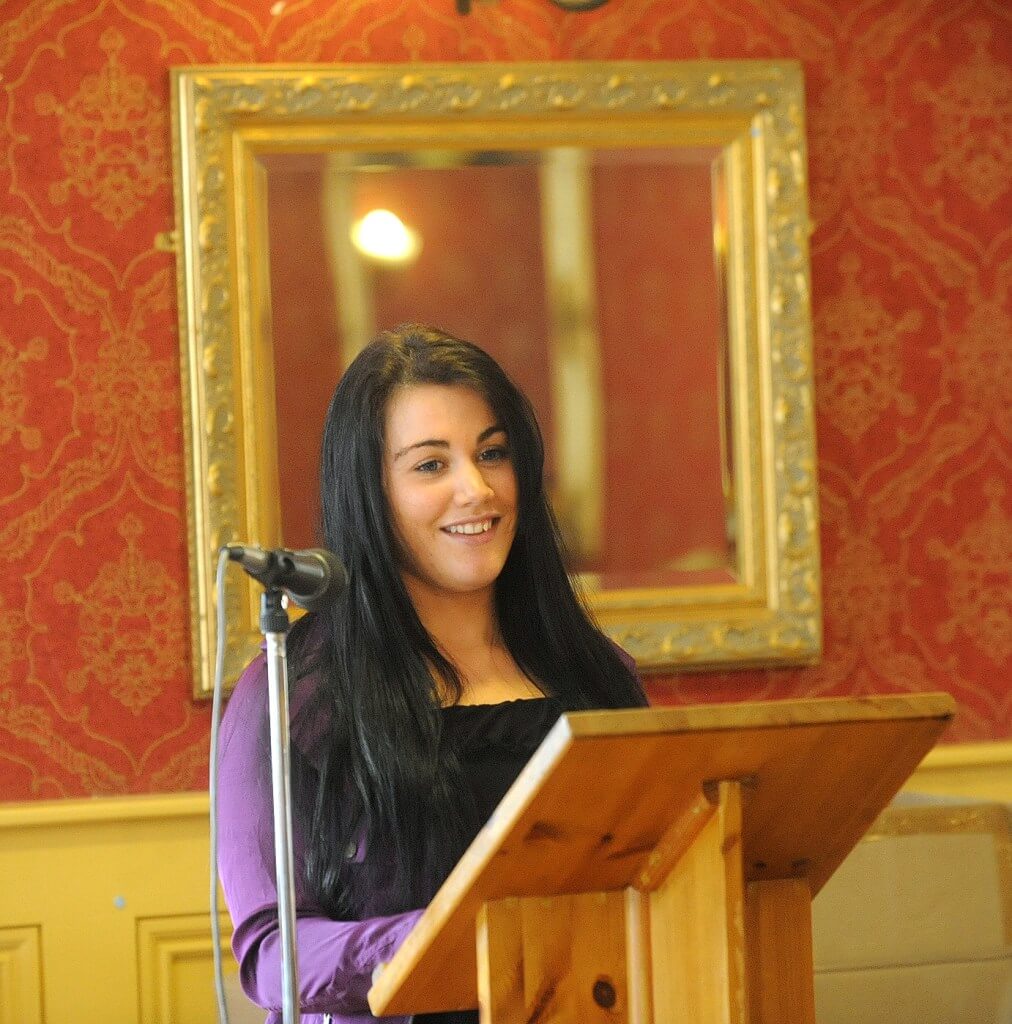 Kerri Garvey (Participant on W.I.N.D.O.W. Project) pictured at the Window Project Celebrations in Gleeson’s, Roscommon. Picture: Gerard O’Loughlin.